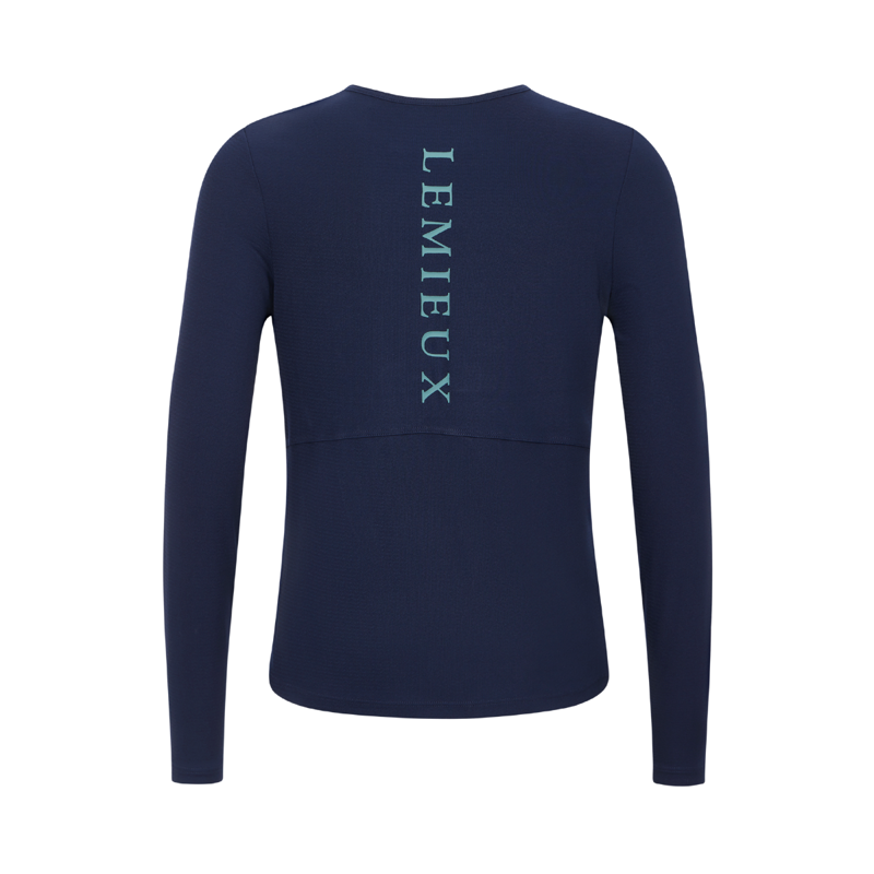 LeMieux Young Rider Hybrid Sports Top - Navy-1