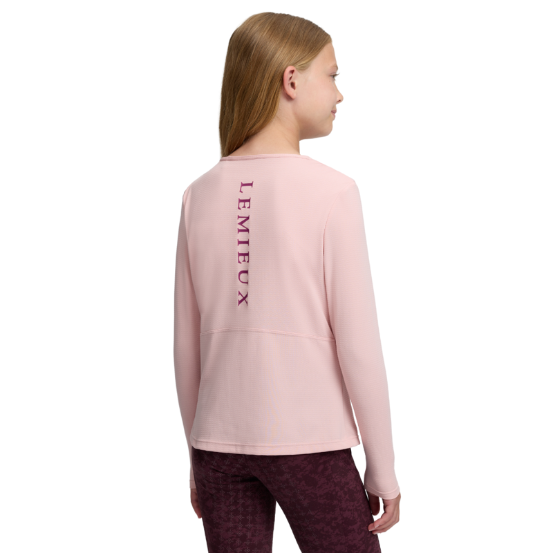 LeMieux Young Rider Hybrid Sports Top - Petal-3