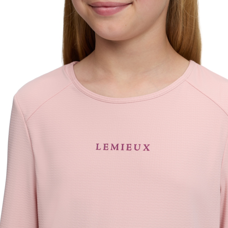 LeMieux Young Rider Hybrid Sports Top - Petal-4