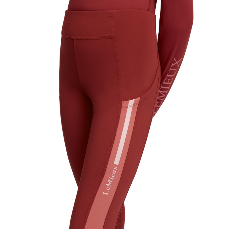 LeMieux Young Rider Orla Pull Ons - Russet-4