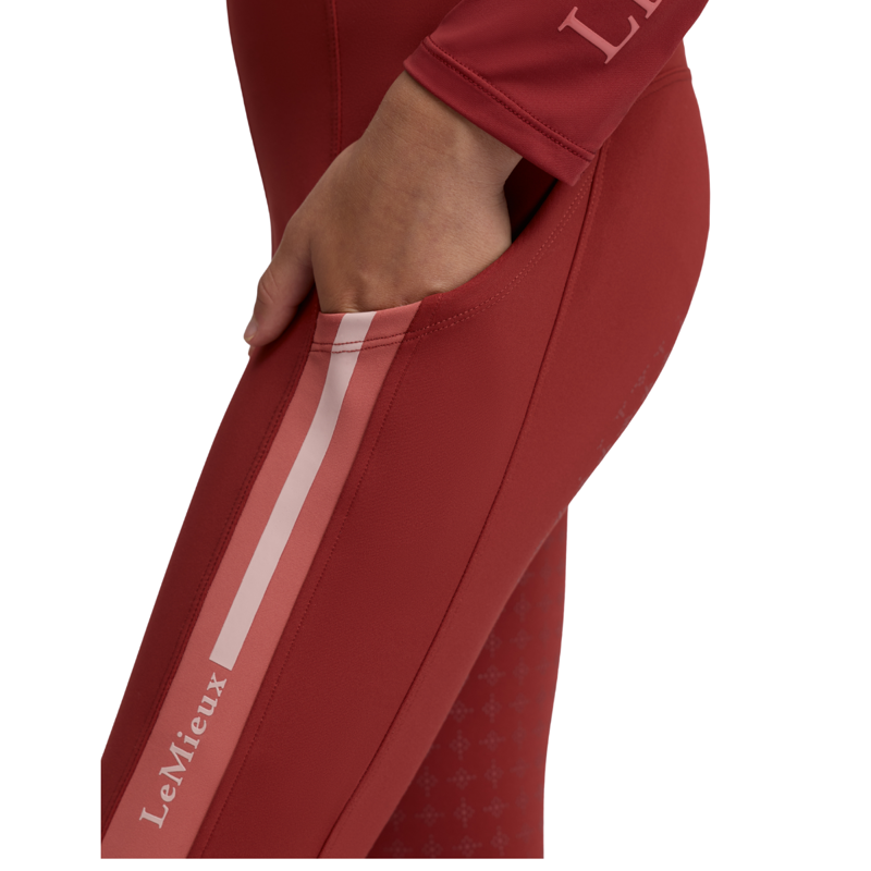 LeMieux Young Rider Orla Pull Ons - Russet-5