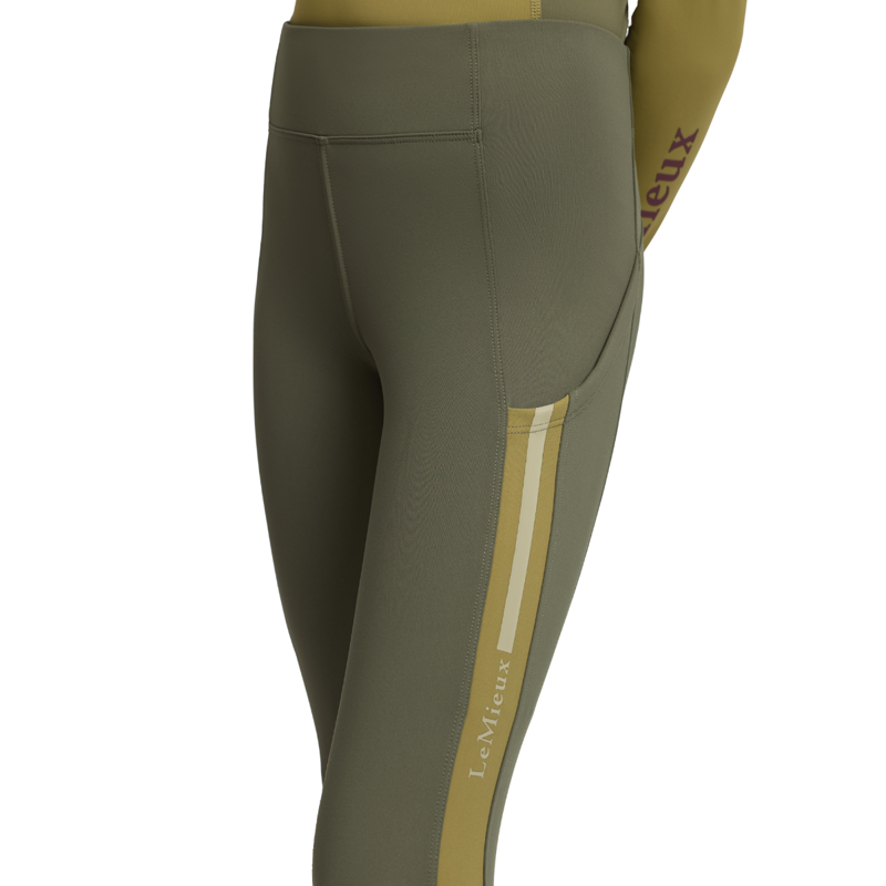 LeMieux Young Rider Orla Pull Ons  - Willow Green-4