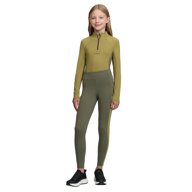 LeMieux Young Rider Orla Pull Ons  - Willow Green-7