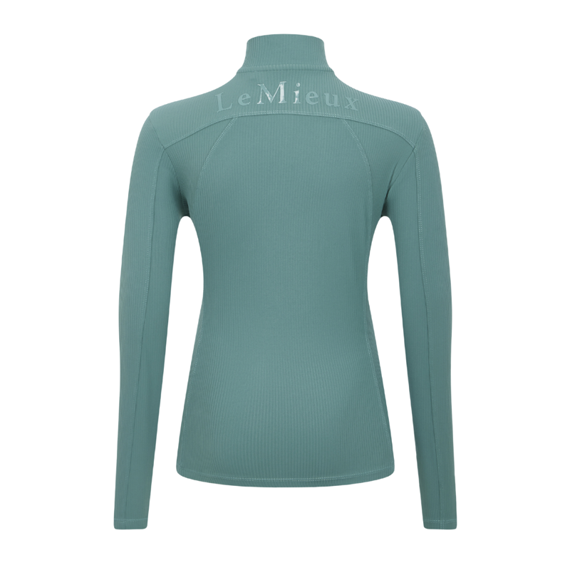 LeMieux Young Rider Raye Ribbed Base Layer - Aloe-5