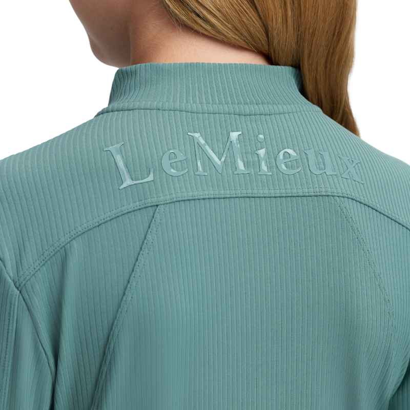 LeMieux Young Rider Raye Ribbed Base Layer - Aloe-2