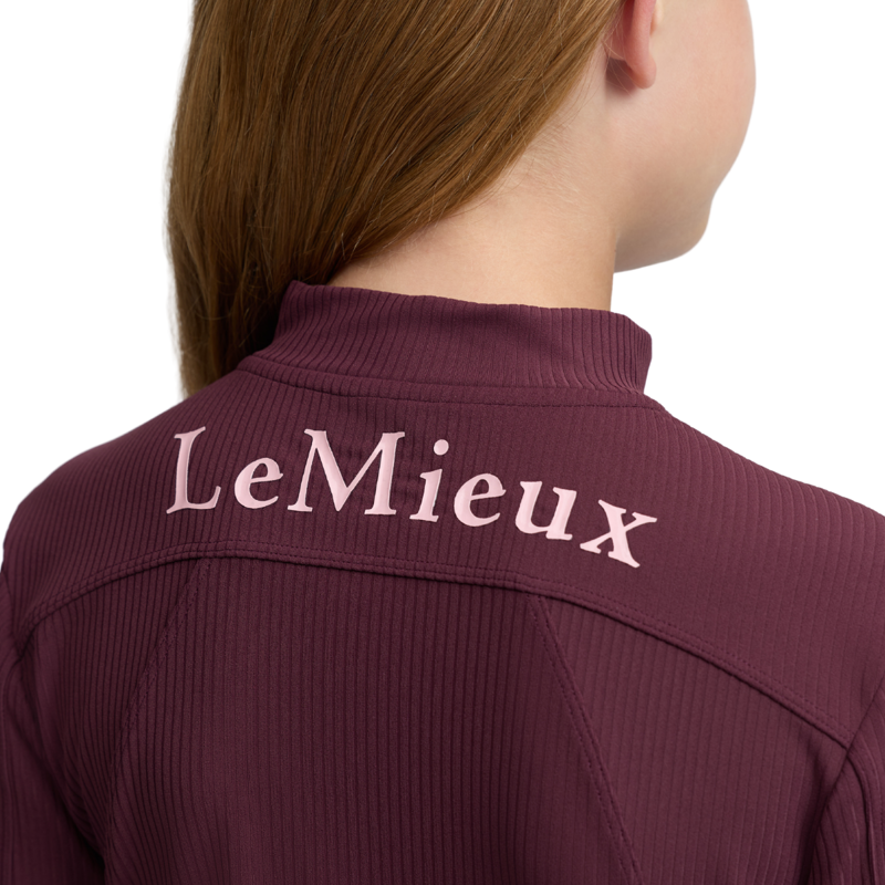 LeMieux Young Rider Raye Ribbed Base Layer - Bramble-3