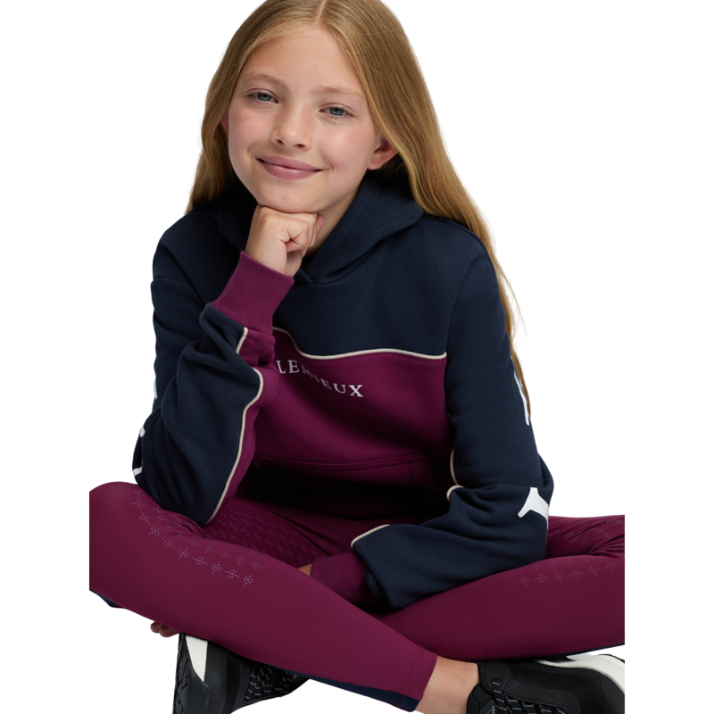 LeMieux Young Rider Sadie Hoodie - Blackberry-2