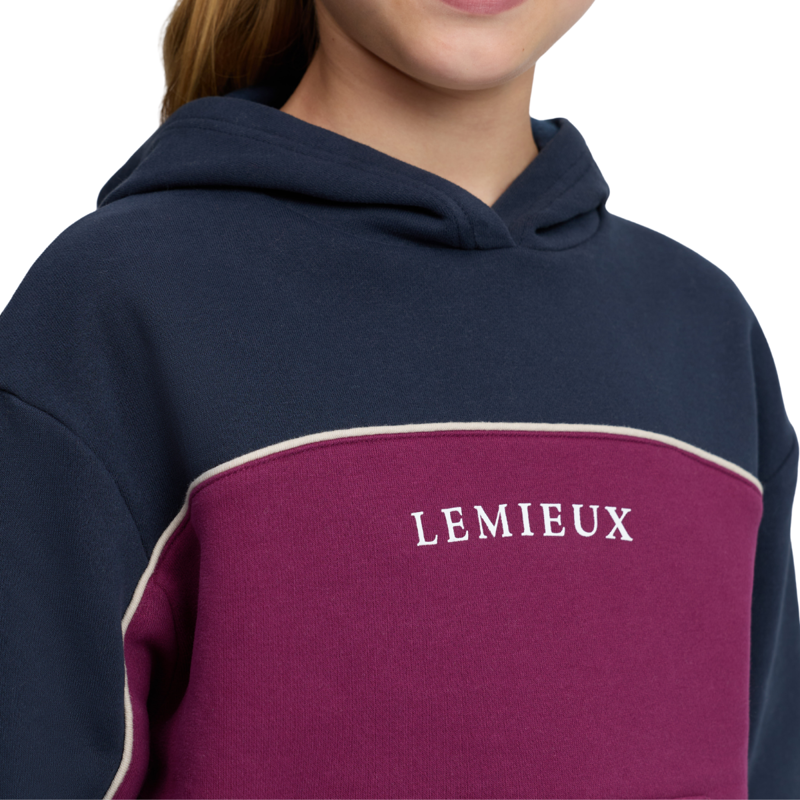 LeMieux Young Rider Sadie Hoodie - Blackberry-3
