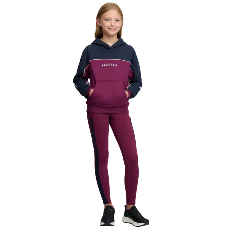 LeMieux Young Rider Sadie Hoodie - Blackberry-5