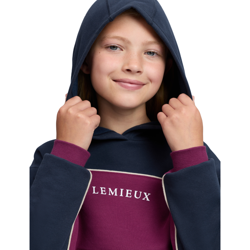 LeMieux Young Rider Sadie Hoodie - Blackberry-4