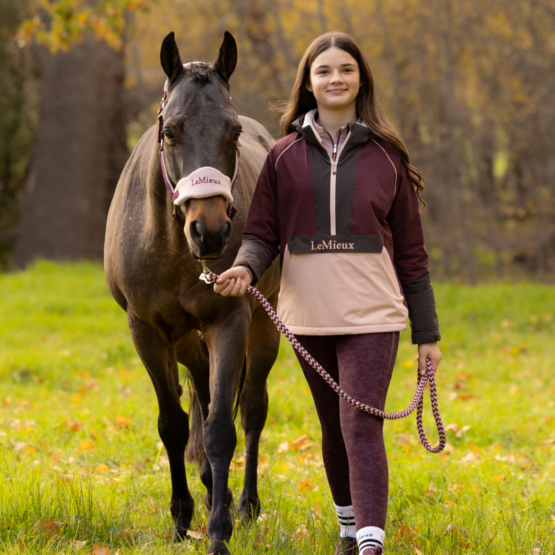 LeMieux Young Rider Bailey Waterproof Anorak - Bramble-9