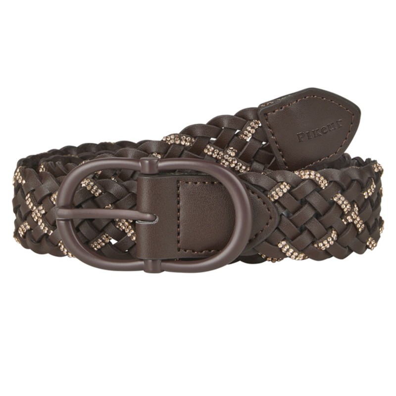Pikeur Ladies Braided Belt - Chocolate Brown