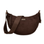 Joules Half Moon Suedette Cross Body Bag -  Chocolate Brown
