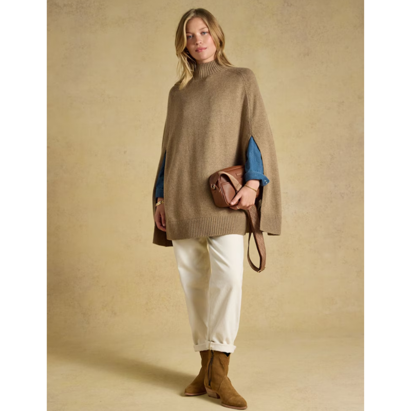 Joules Ladies Trent Cross Body Bag - Tan Brown-3
