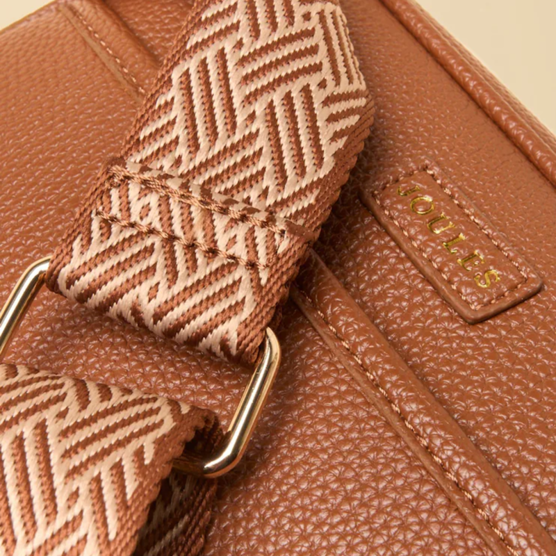 Joules Ladies Trent Cross Body Bag - Tan Brown-5
