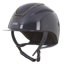 Evoke Elara Classic Peak Riding Hat - Navy Metallic/Steel Crystal Frame