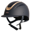 Evoke Elara Classic Peak Riding Hat - Navy/Rose Gold