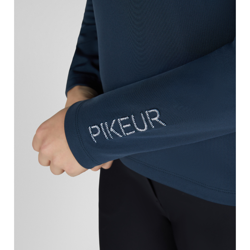 Pikeur Athleisure Ladies Zip Shirt - Nightblue-3