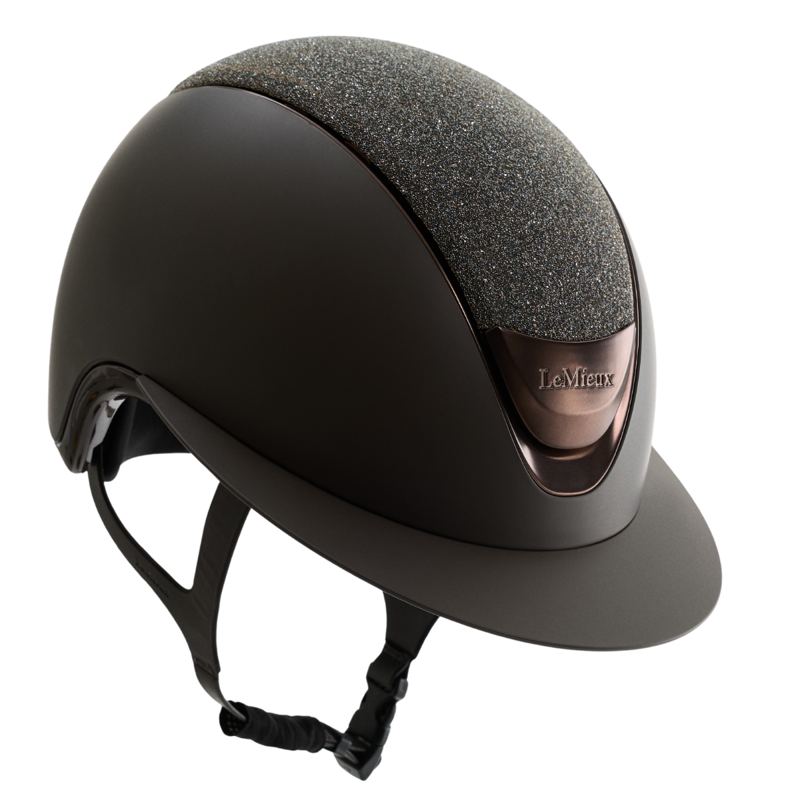 LeMieux Verv Helmet Panel - Brilliance Espresso-1
