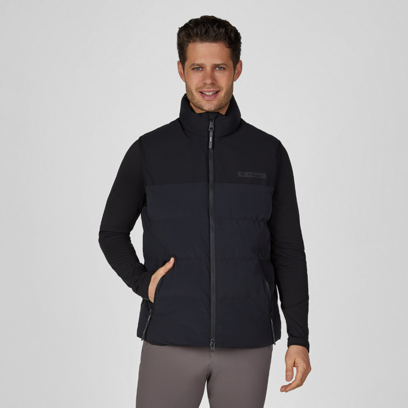 Pikeur Athleisure Men's Quilted Vest - Black-4