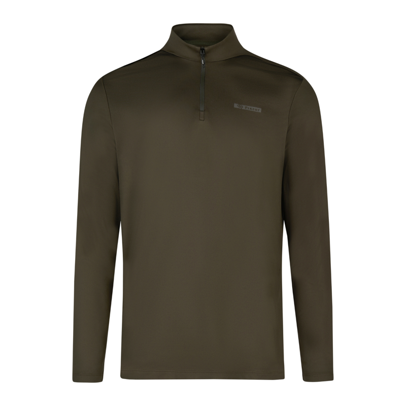 Pikeur Athleisure Men's Zip Shirt - Olive Green