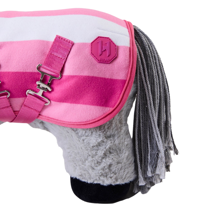 Crafty Ponies Horseware Newmarket Fleece Cooler - Witney Pink-3