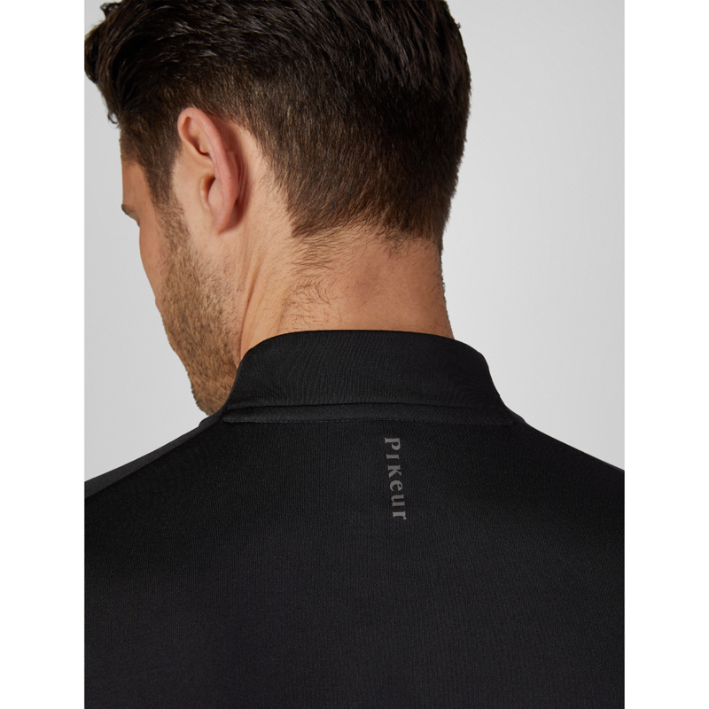 Pikeur Athleisure Men's Zip Shirt - Black-3