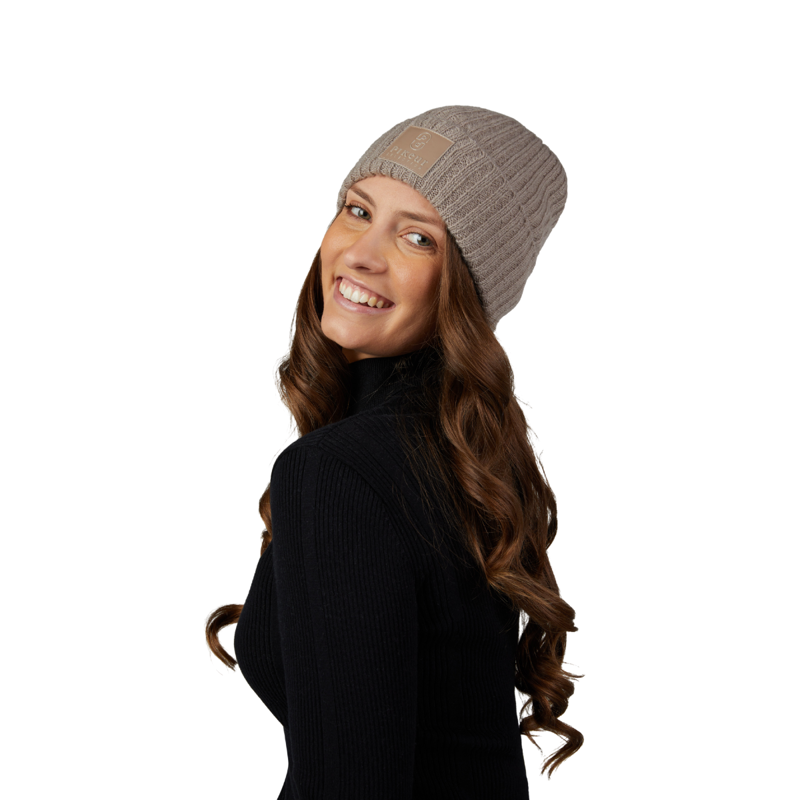 Pikeur Selection Ladies Beanie - 55-57cm - Mocha Cream-1