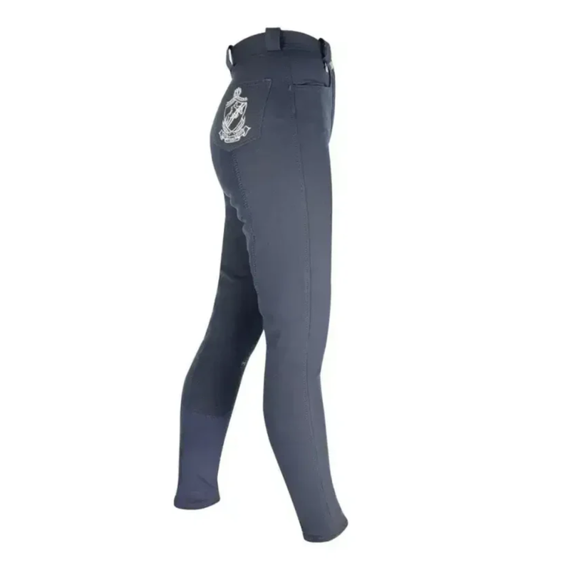 Hy Equestrian Pro Ladies Breeches - Navy-2