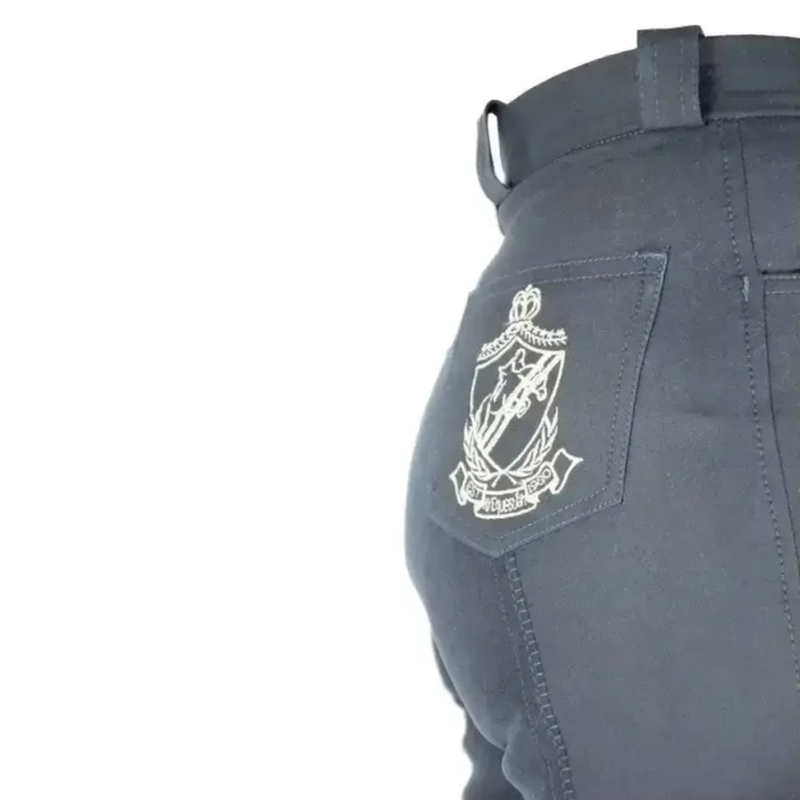Hy Equestrian Pro Ladies Breeches - Navy-3