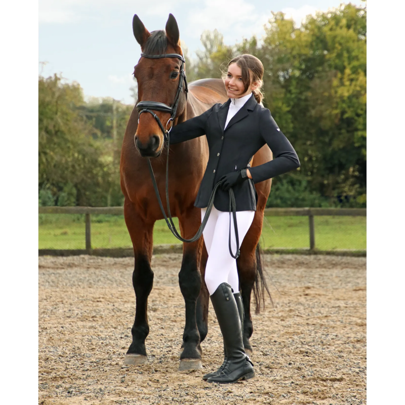 Hy Equestrian Ladies Silvia Show Jacket - Black-2