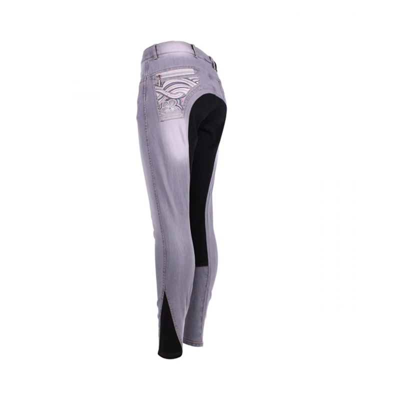 Montar Renee Childrens Full Seat Breeches -  Grey