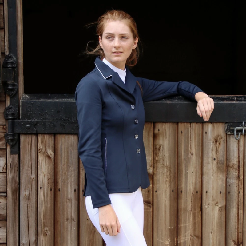 Hy Equestrian Motion Xtreme Competition Jacket - Navy - Large-1