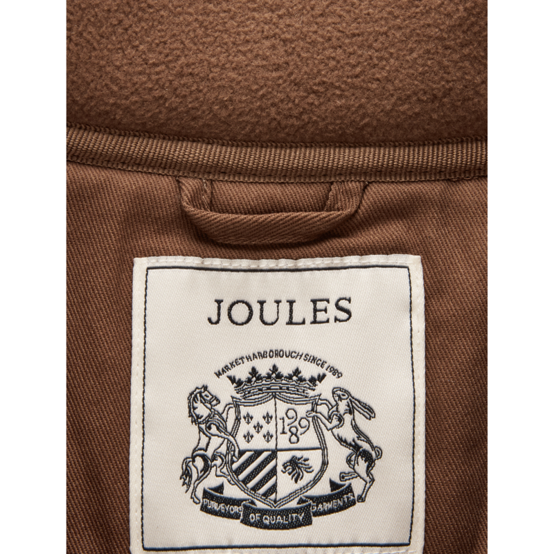 Joules Kids' Heritage Fleece Gilet - Chocolate Brown-5