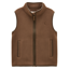 Joules Kids' Heritage Fleece Gilet - Chocolate Brown