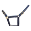 Cameo Suede Padded Headcollar - Navy