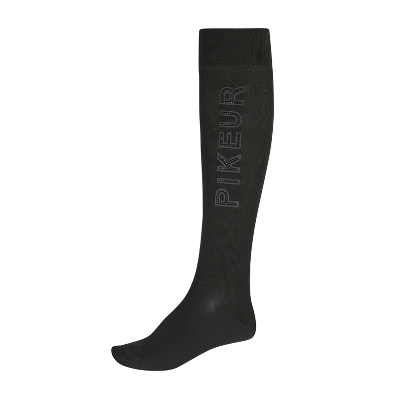 Pikeur Ladies Selection Knee Socks Studs - Black