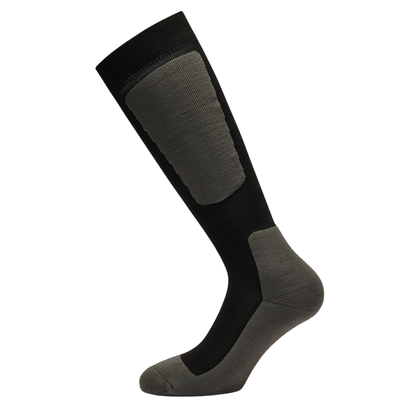 Cavalleria Toscana Jaquard Tech Socks - Black/Dark Grey-1