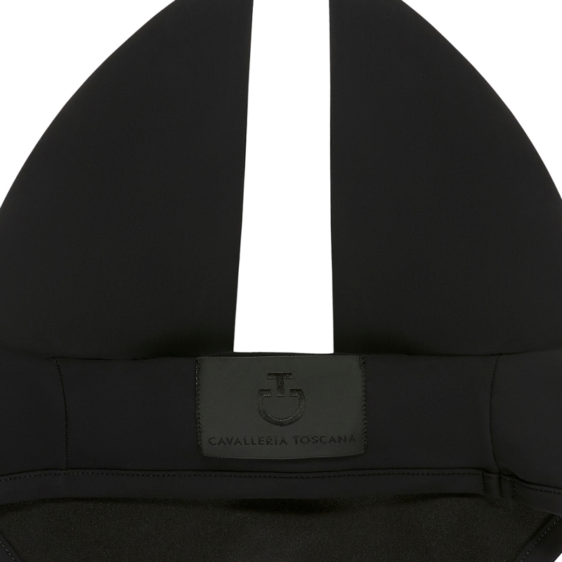 Cavalleria Toscana Lightweight Jersey Stripe Soundless Fly Veil - Black-1