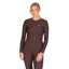 Aubrion Equestrian Ribbed Long Sleeve Top - Espresso