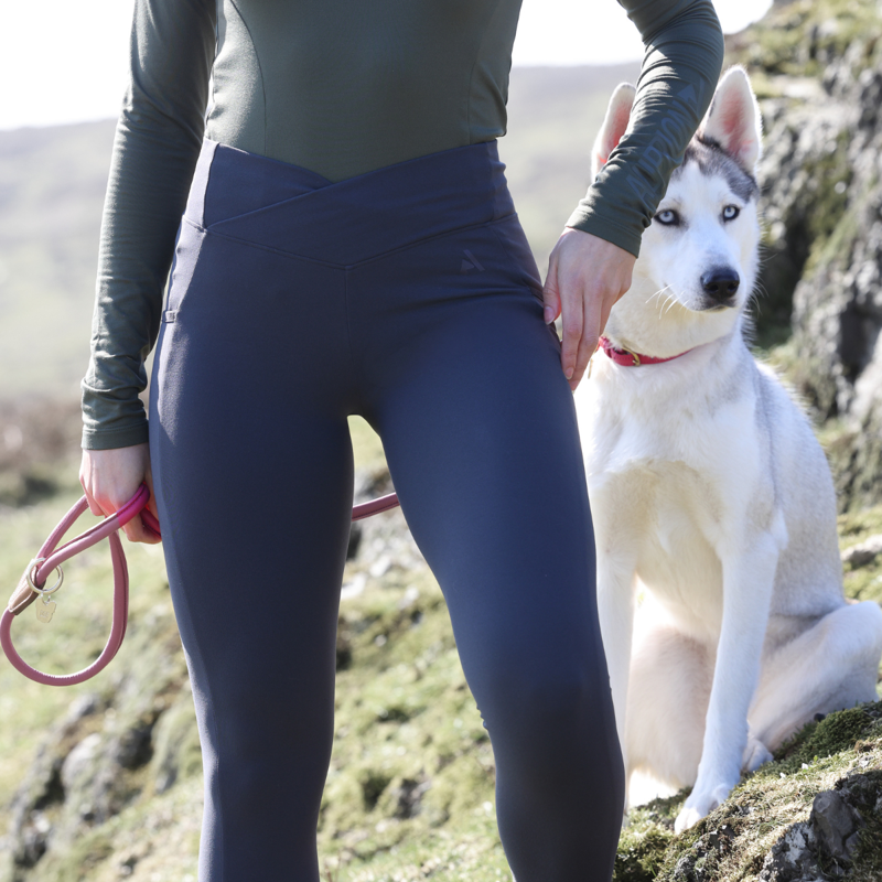 Aubrion React Sport Tights - Charcoal-7