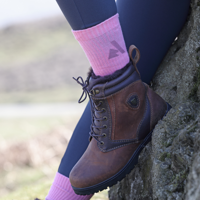 Aubrion React Winter Sport Socks - Candy Floss-6
