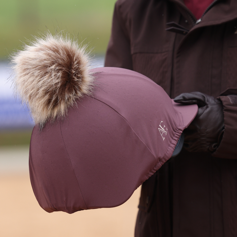 Aubrion Equestrian Hat Cover - Thistle-4