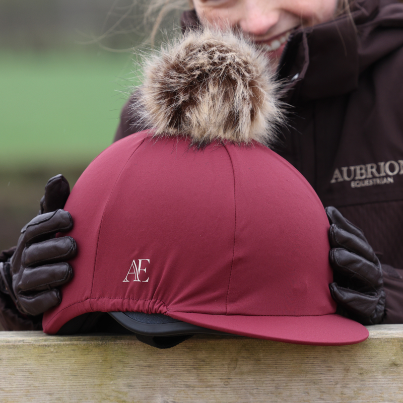 Aubrion Equestrian Hat Cover - Port-7