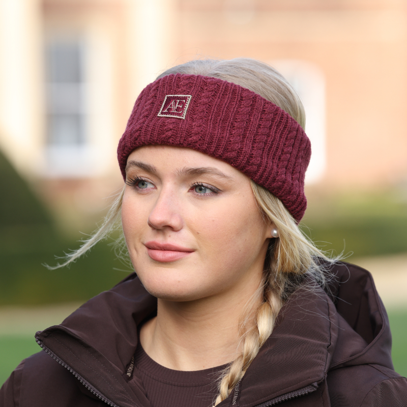 Aubrion Equestrian Knit Headband - Port-1