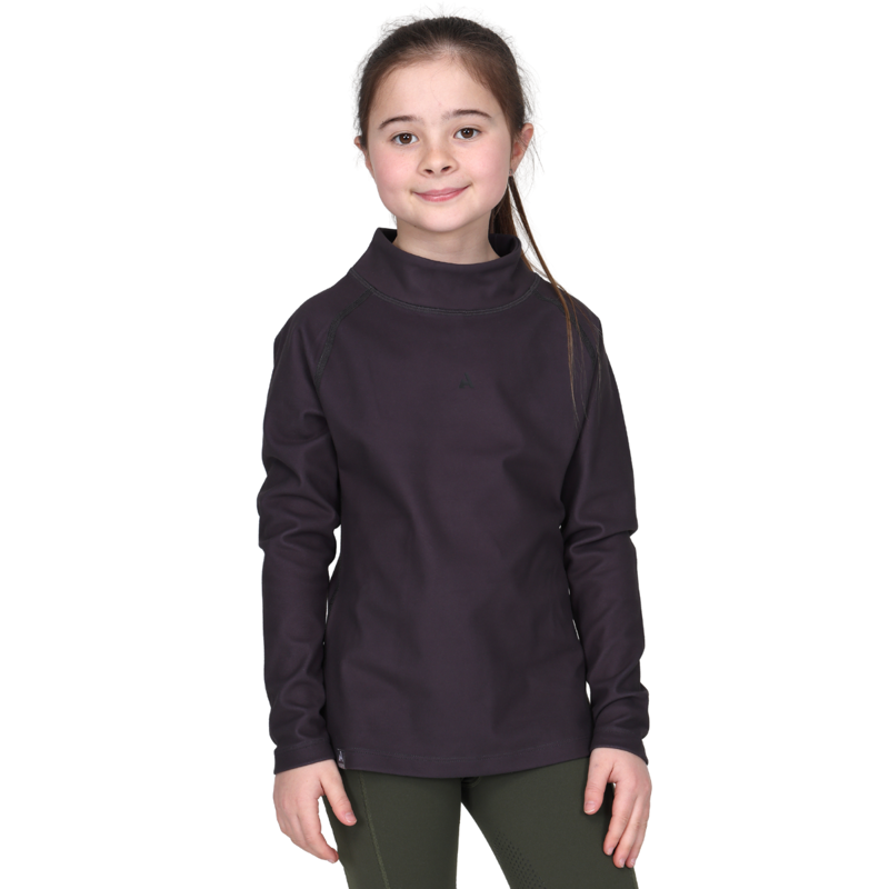 Aubrion Young Rider React Relaxed Base Layer - Charcoal