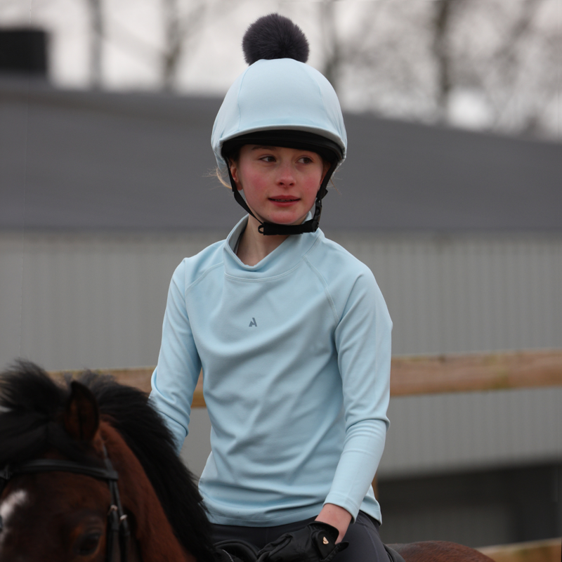 Aubrion Young Rider React Relaxed Base Layer - Arctic Blue-10