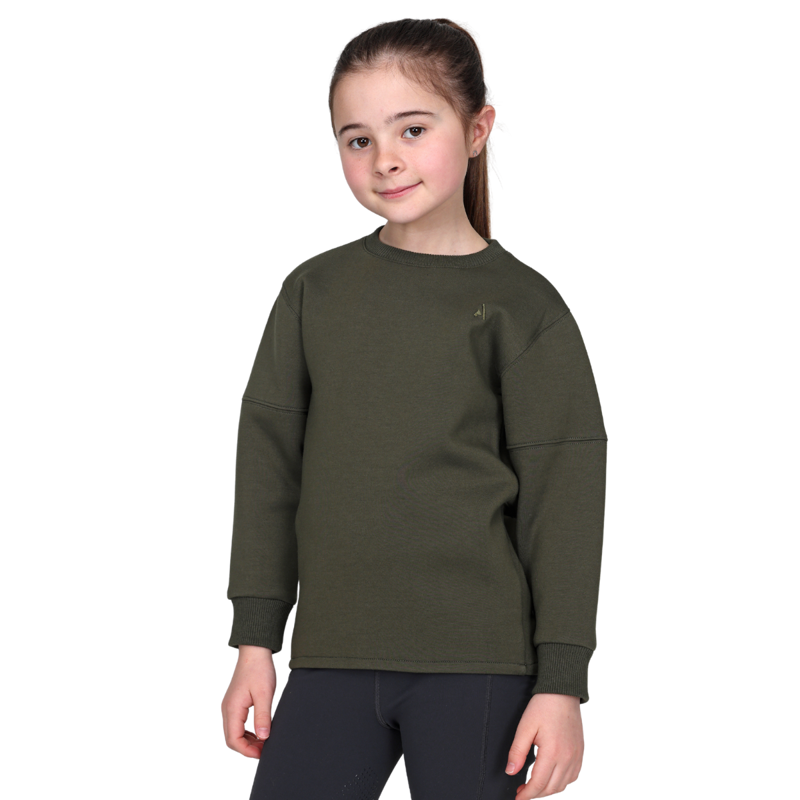 Aubrion Young Rider React Sweatshirt - Khaki