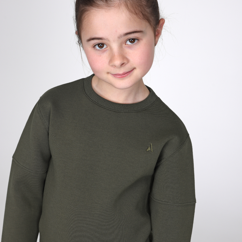 Aubrion Young Rider React Sweatshirt - Khaki-3