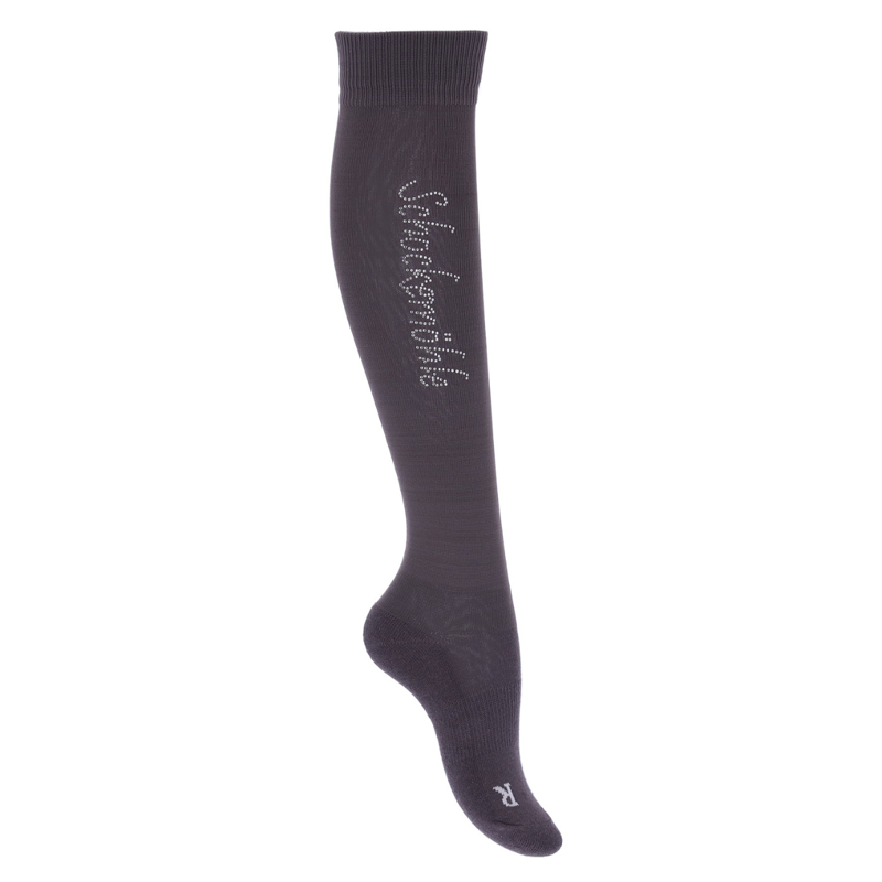 Schockemohle Ladies Glamour Functional Socks - Dusty Chocolate